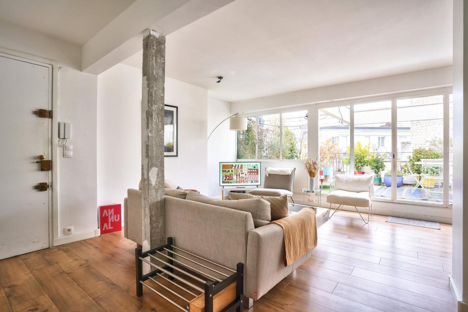 Guestready - Apt Confortable Avec Terrasse Au 18E París Exterior foto