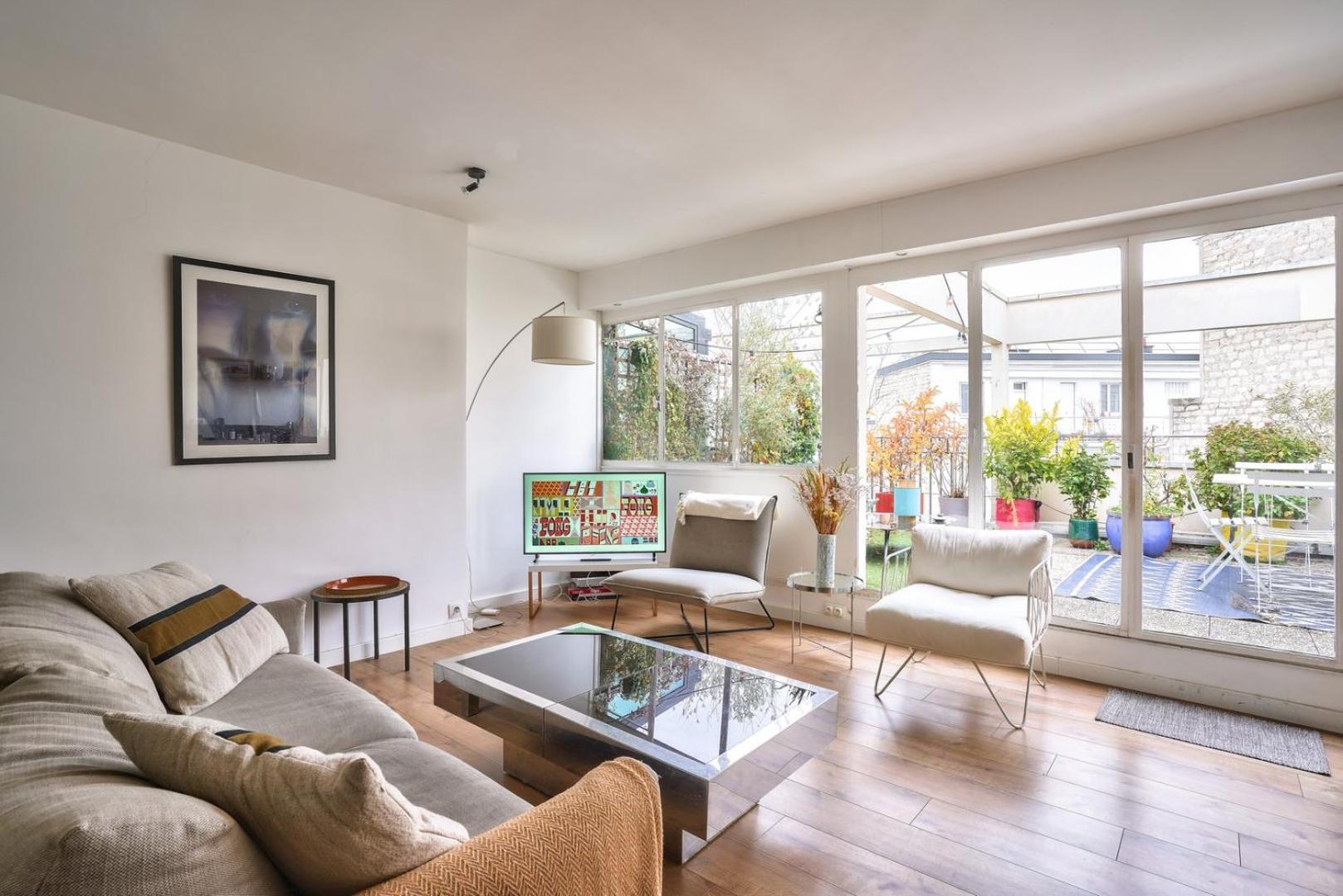 Guestready - Apt Confortable Avec Terrasse Au 18E París Exterior foto