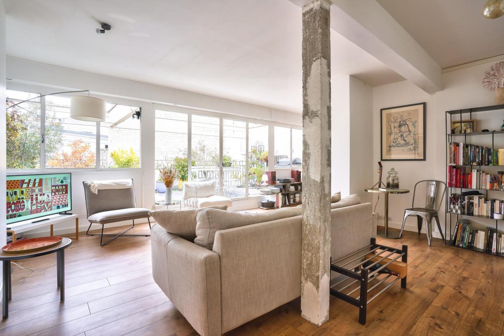Guestready - Apt Confortable Avec Terrasse Au 18E París Exterior foto