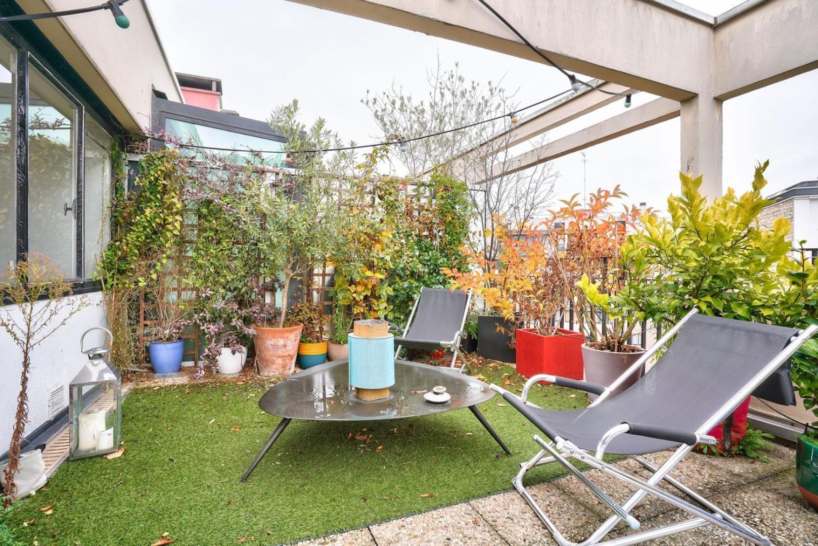 Guestready - Apt Confortable Avec Terrasse Au 18E París Exterior foto