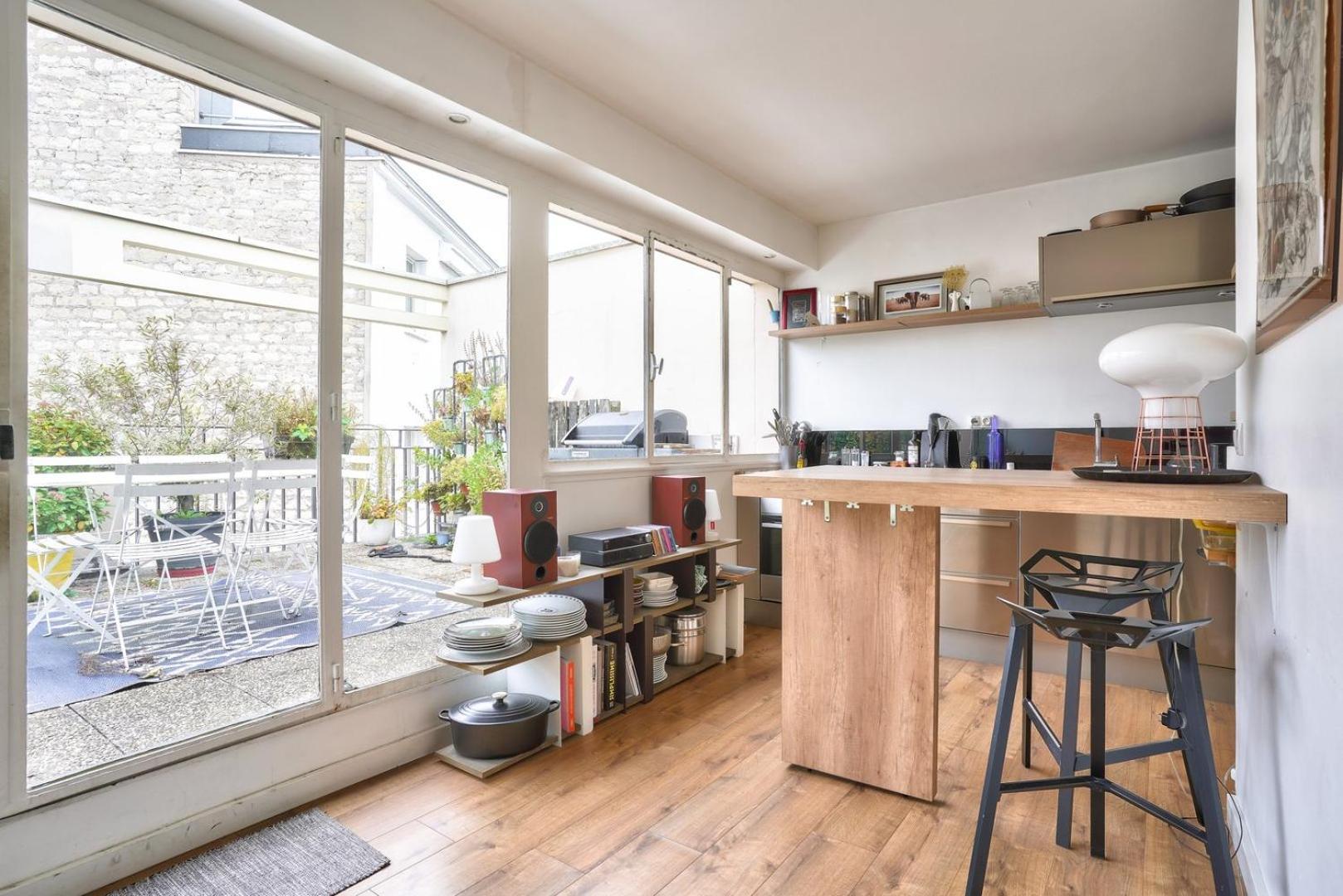 Guestready - Apt Confortable Avec Terrasse Au 18E París Exterior foto