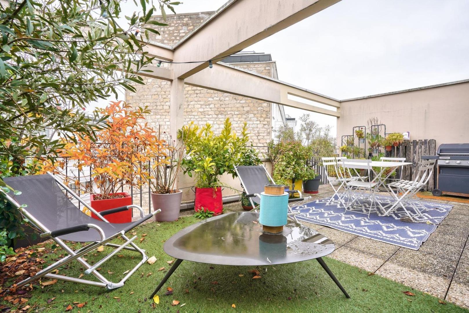 Guestready - Apt Confortable Avec Terrasse Au 18E París Exterior foto